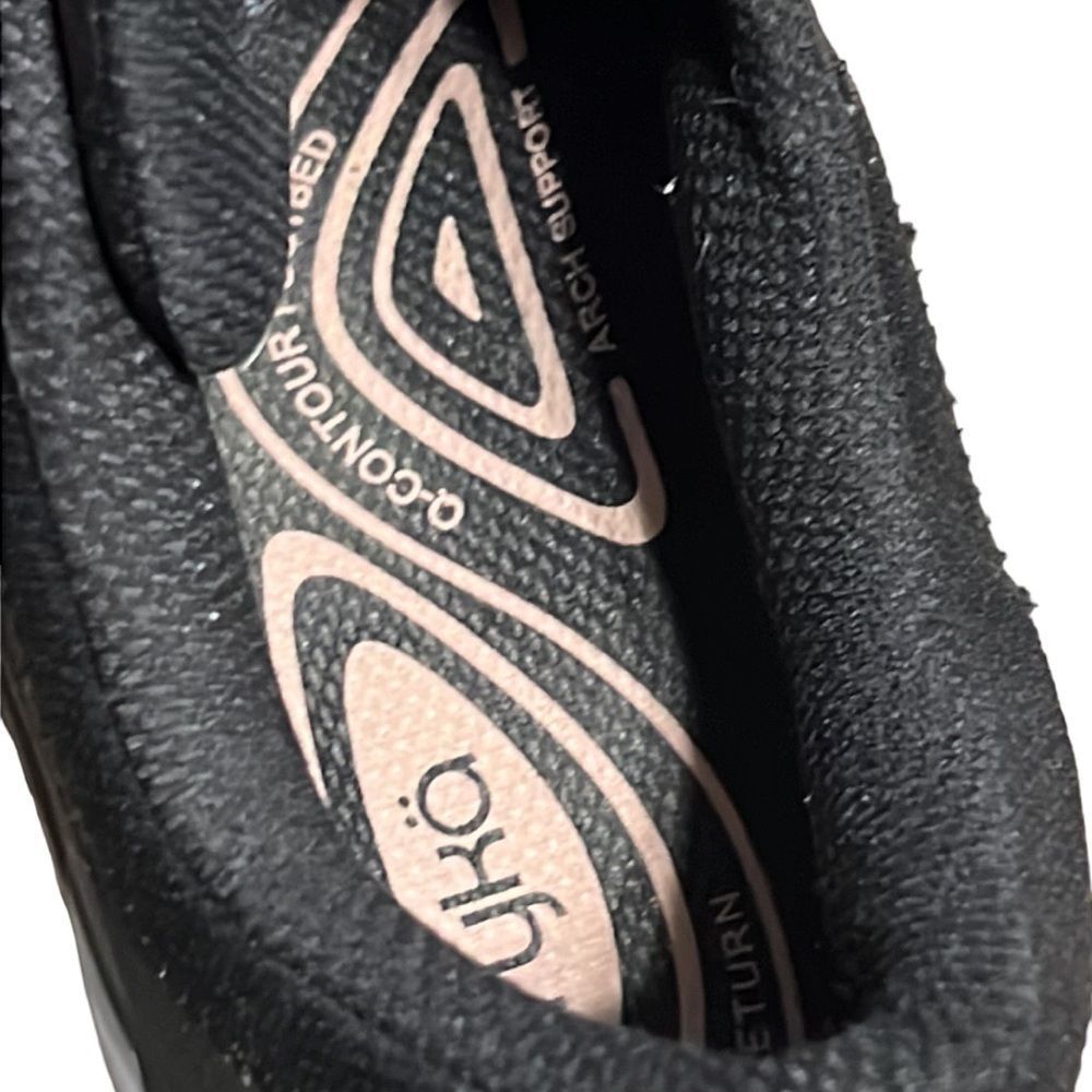 Ryka Sneaker Woman's Size 5.5 Black Echo Low Lace Up Athletic Arch Support Shoes - Picture 9 of 10